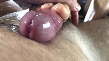 Preview 4 of Big Doctor Xxx Hot - First Time Footjob from My Wife,  and I Have a Massive Cum