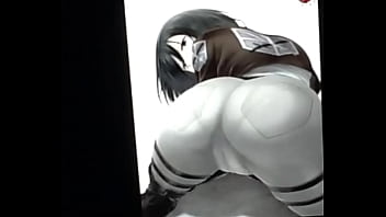Preview 2 of 16 Year Sil Pack Garl - Mikasa Ackerman Cum Tribute