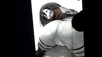 Preview 3 of 16 Year Sil Pack Garl - Mikasa Ackerman Cum Tribute
