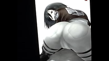 Preview 1 of 16 Year Sil Pack Garl - Mikasa Ackerman Cum Tribute