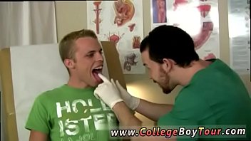 Preview 1 of Adorable Johnny Sins - Nude men in doctors office and physical exam gay Decker