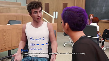 Preview 3 of Devin Lww - Being A DIK #73 - The Busty Hot Cheating Milf Teacher With Short Hair Passes The Entire Class Of Gender Studies