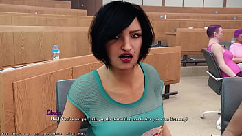 Preview 1 of Devin Lww - Being A DIK #73 - The Busty Hot Cheating Milf Teacher With Short Hair Passes The Entire Class Of Gender Studies