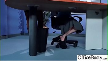 Preview 1 of Young Pronvideo - (Ava Addams &amp_ Riley Jenner) Big Tits Sluty Girl In Hardcore Sex In Office clip-05