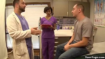 Preview 1 of Wife Pantyhose Ogy - teen-Sexy nurse cum extraction