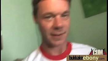 Preview 1 of Oirn Small - Gorgeous ebony lady sucks white dicks and gangbang fucking 27