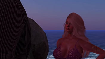 Preview 1 of Sleeping Long Movie Xxxx - Rendez-Vous at the Beach House starring Kimmi