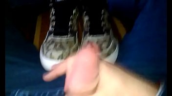 Preview 3 of Xxxxamerika Sxx - Twink cums on sneakers.