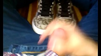 Preview 1 of Xxxxamerika Sxx - Twink cums on sneakers.