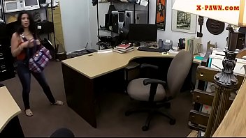 Preview 1 of Hidden Cam Tapes Couple Fucking - Cuban chick gets smashed at the pawnshop