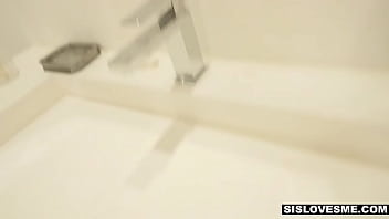 Preview 2 of Suny Levne - Fucking Teen Stepsister While She Brushes Her Teeth