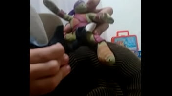 Preview 2 of Public Train Grab Big Tits - Alien do Ben 10 paga punhetinha pro donatello