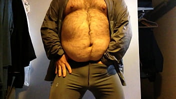 Preview 2 of Guy Peeing Pants2 - UA tight