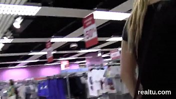 Preview 4 of Kidnaped Girl Sex In Condom - Glamorous czech kitten is tempted in the mall and drilled in pov