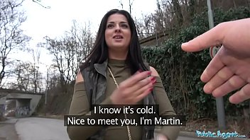 Preview 1 of Here Open - Public Agent Outdoor orgasms for Serbian beauty