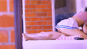 Preview 1 of Ara Mina Bold Movie Two Timer - El estudiante y la madrastra compartieron un momento de cercan&iacute_a en el sof&aacute_.