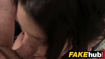 Preview 4 of Old Man And Mild - Fake Agent Russian babe loves to deep throat huge cock