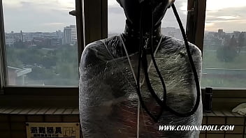 Preview 2 of Gynecologist Shave - 1mm RUBBER MASK b. PALY  [bondage]