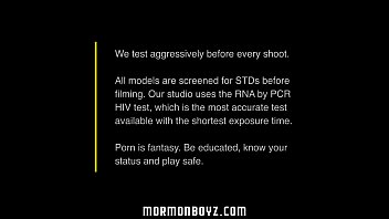 Preview 1 of Mahince Free Porn - MormonBoyz- Old Stud Gives Eager Twink Bareback Creampie