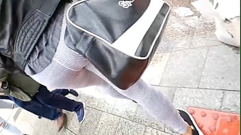 Preview 3 of Big Real Jugs Milf - Blonde Chav Pawg Candid,  Big Jiggly Ass - Slo Mo