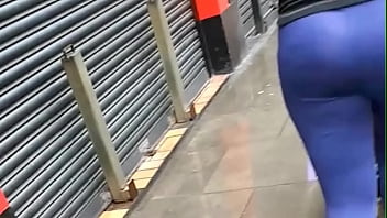 Preview 2 of Convinced Cheat - Chav Milf Pawg,  Fat Ass Street Candid - Slo Mo