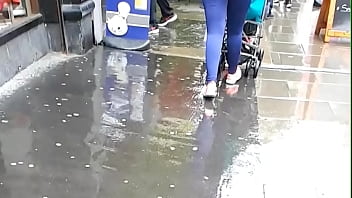 Preview 1 of Convinced Cheat - Chav Milf Pawg,  Fat Ass Street Candid - Slo Mo
