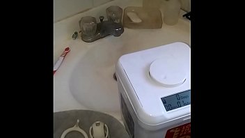 Preview 3 of Cenima Actores Fuck Videos - Chastity slave gets clean with a KTB chaperone,  2017-06-29