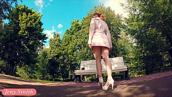 Preview 3 of Hot Anbal - Jeny Smith fully naked in a park got caught