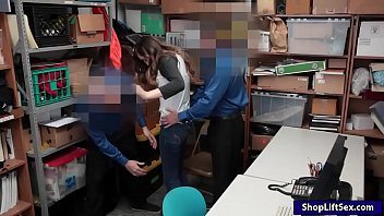 Preview 1 of Nadia X Xx - Shoplifter Lexi Lovell boned by officers