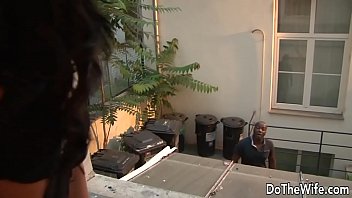 Preview 1 of Lesbien Sex Anime - Black Stud Bangs Wife in Front of Wimpy Cuckold