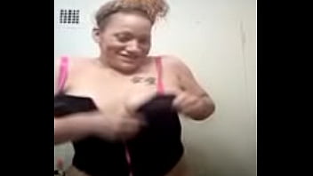 Preview 3 of Bbw Super Big Boobs - rebeka getting dress (3)