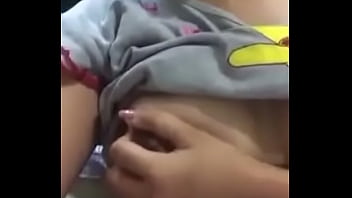 Preview 3 of Julianna Sex Videos - girl self satisfying by pressing boobs