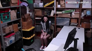 Preview 1 of Bua Cfnm - LP officers fuck pretty teen thief Megan Sage in LP office