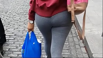 Preview 1 of Cognizant Lady Sex Scandal - Candid Street Booty Jiggle Slo Mo