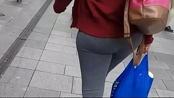 Preview 4 of Cognizant Lady Sex Scandal - Candid Street Booty Jiggle Slo Mo