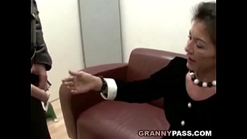 Preview 1 of Sekolah Putrajaya - Hairy Granny Gets Cum On Her Hairy Pussy