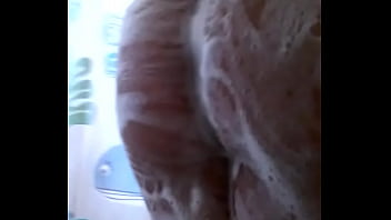 Preview 2 of Eve Notti - Horny Anal Virgin In shower Teasing tight hole with tip