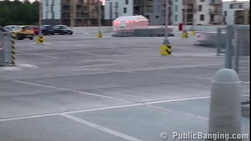 Preview 3 of Ww Aunty Sex - Extreme public street sex video of a young blonde girl and 2 teen guys threesome