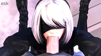 Preview 1 of Mom And Older Hot - YoRHa No.2 Type B (NieRAutomata) [Blowjob]