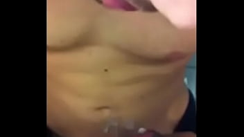 Preview 2 of Caut Sec - Lebanese &amp_ Indian Guy Toilet Cum Delhi Airport