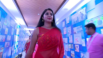Preview 1 of Alexis Hot Couple - Actress Kanika Hot &amp_ Sexy Big Navel Show in Saree