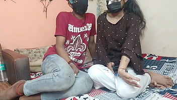 Preview 1 of Cum Twice Handjob Continuos - Desi Bhabhi Ko Sote Huye Dekha Devar Ne To Bhabhi Ko Choda