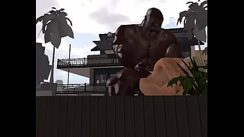 Preview 4 of Xnxx Sma Norway - white BBC adedict gets used by huge black bodybuilder bull