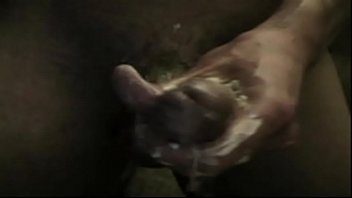 Preview 4 of 4a Dhi0 - Lotion-covered cock stroking and thick juicy cumshot