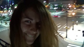Preview 4 of Japan Nurses - Outdoor public pissing from a balcony in America