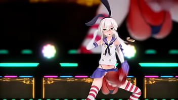 Preview 2 of Sanilivan Hindi Mi Xzzxx - Futa shimakaze Mmd