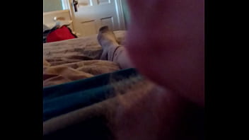 Preview 1 of 14 Year Old Sexcom - Stroking my rock hard dick while being spied on