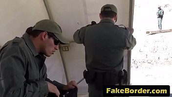 Preview 1 of Lady Packs - A horny border agent arrests sexy i. immigrant and fucks her throat hard