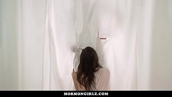 Preview 4 of Sleepwalking Brother Sister - MormonGirlz-Gorgeous teen at church gloryhole