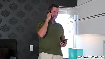 Preview 1 of Stepmom Her Sons - Sexy hottie chick Alaina Dawson wanted a meaty cock